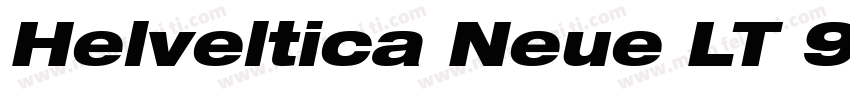 Helveltica Neue LT 93 Black Ex字体转换